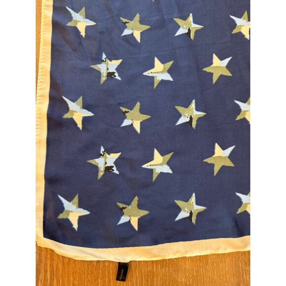 Patriotic Star Camo Neck Tie Scarf Shawl - Picture 3 of 5